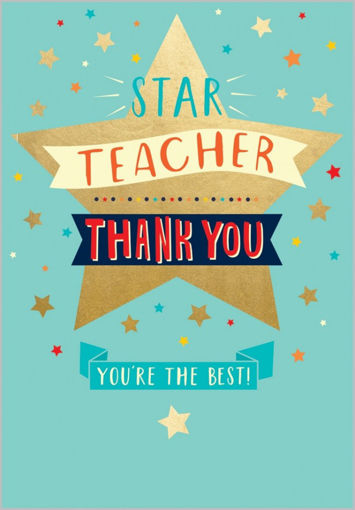 Picture of STAR TEACHER THANK YOU CARD